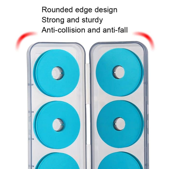 2 Stück praktische Angelschnur-Hauptschnur-Box, Angelausrüstungszubehör, Stil:, 2 Axle Box Without Axle, 2 Axle Box With Foam Axle, 4 Axle Box Without Axle, 4 Axle Box With Foam Axle, 6 Axle Box Without Axle – Bild 3