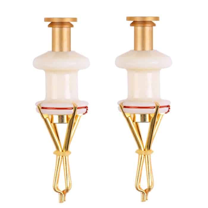 2 PCS KLJ01 Fishing Large Red Worm Clip Rubber Band Ring Particle Bait Clip, Particle Bait – Bild 1