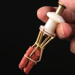 2 PCS KLJ01 Fishing Large Red Worm Clip Rubber Band Ring Particle Bait Clip, Particle Bait – Bild 5