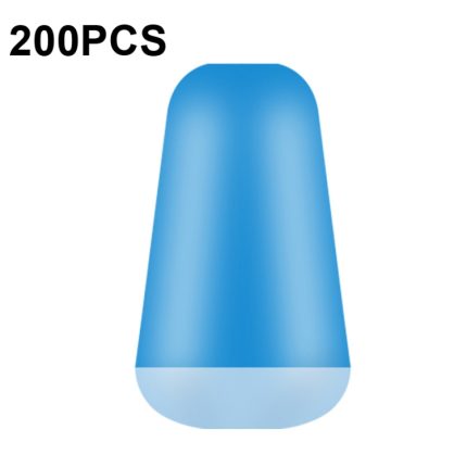 200 Stück DWF01 Silikon-Hauptlinie 8 Zeichenring Anti-Tangle-Bohnen, Größe:, Small 8mm, Medium 9mm, Large 10mm