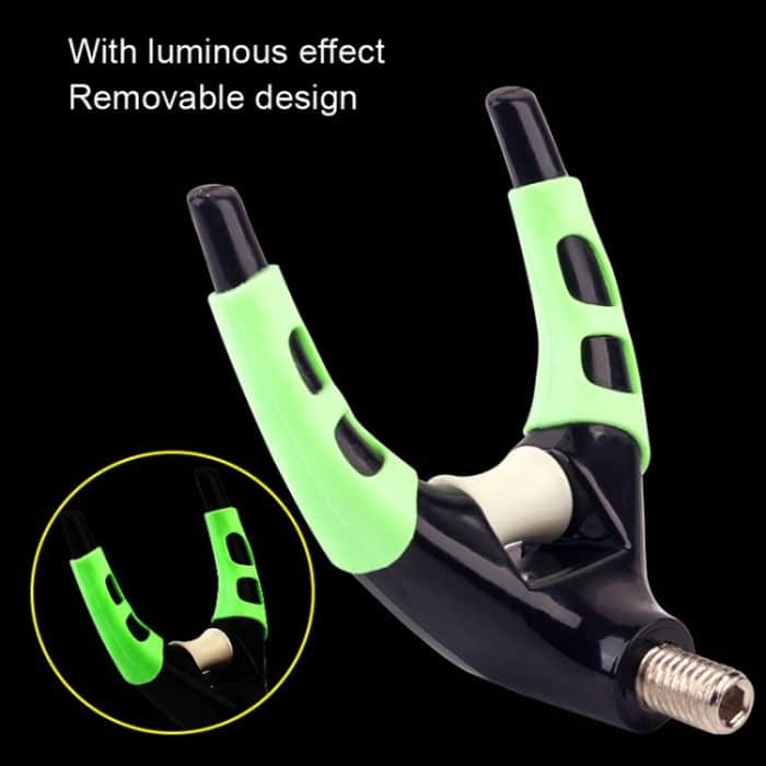 5 PCS abnehmbare leuchtende Klaue Revolverhalterung Kopf Angelrute Kopf Halterung Zubehör, Größe:, 5 PCS Small, Large – Bild 4