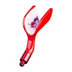 2 Stück Entenschnabel-Typ, universeller, rutschfester Angelruten-Halterungskopf, Red, Black