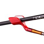 2 Stück Entenschnabel-Typ, universeller, rutschfester Angelruten-Halterungskopf, Red, Black – Bild 5