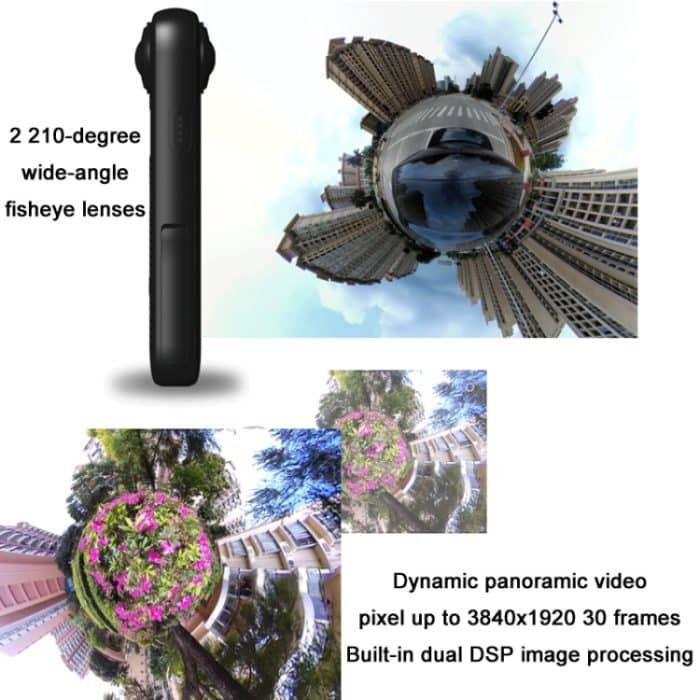 IJOYER A3S 4K Radfahren Anti-Shake 360 Panorama-Action-Kamera – Bild 4