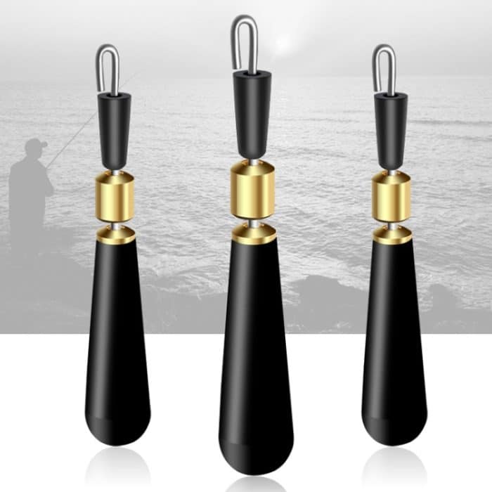 100 Stück Schnellwechsel-Schwimmer, verschiebbarer Kupferkopf, rotierender Schwimmer, Small, Medium – Bild 6