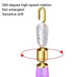 100 Stück Schnellwechsel-Schwimmer, verschiebbarer Kupferkopf, rotierender Schwimmer, Small, Medium – Bild 3