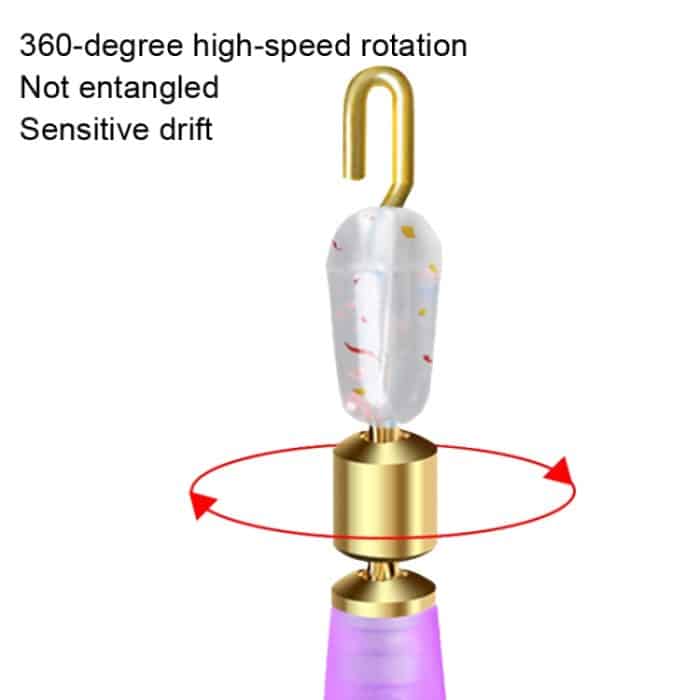 100 Stück Schnellwechsel-Schwimmer, verschiebbarer Kupferkopf, rotierender Schwimmer, Small, Medium – Bild 3