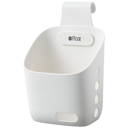 Ffcat Küchen-Kleinigkeiten-Aufbewahrung, Hängekorb, Badezimmer-Aufbewahrungskorb, 55209 White, 55209 Gray, 55210 White, 55210 Gray