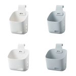 Ffcat Küchen-Kleinigkeiten-Aufbewahrung, Hängekorb, Badezimmer-Aufbewahrungskorb, 55209 White, 55209 Gray, 55210 White, 55210 Gray – Bild 2