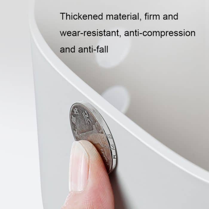 Ffcat Küchen-Kleinigkeiten-Aufbewahrung, Hängekorb, Badezimmer-Aufbewahrungskorb, 55209 White, 55209 Gray, 55210 White, 55210 Gray – Bild 4