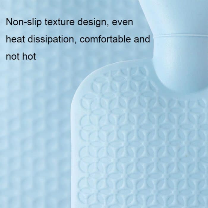 2 Stück 006 1000 ml verdickter, explosionsgeschützter, herzgeprägter Wassereinspritz-Heißwasserbeutel, C Model Blue, C Model Purple, C Model Pink – Bild 5