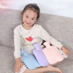 2 Stück 006 1000 ml verdickter, explosionsgeschützter, herzgeprägter Wassereinspritz-Heißwasserbeutel, C Model Blue, C Model Purple, C Model Pink – Bild 7