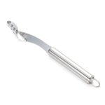 10 Stück Edelstahl-Pfeffersamen-Dekator-Fruchtkernmesser, Round Handle, Diplonema Handle