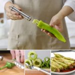 10 Stück Edelstahl-Pfeffersamen-Dekator-Fruchtkernmesser, Round Handle, Diplonema Handle – Bild 5