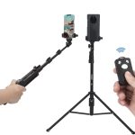 Yunteng 1388L Stativ-Selfie-Stick-Telefon mit Bluetooth-Fernbedienung