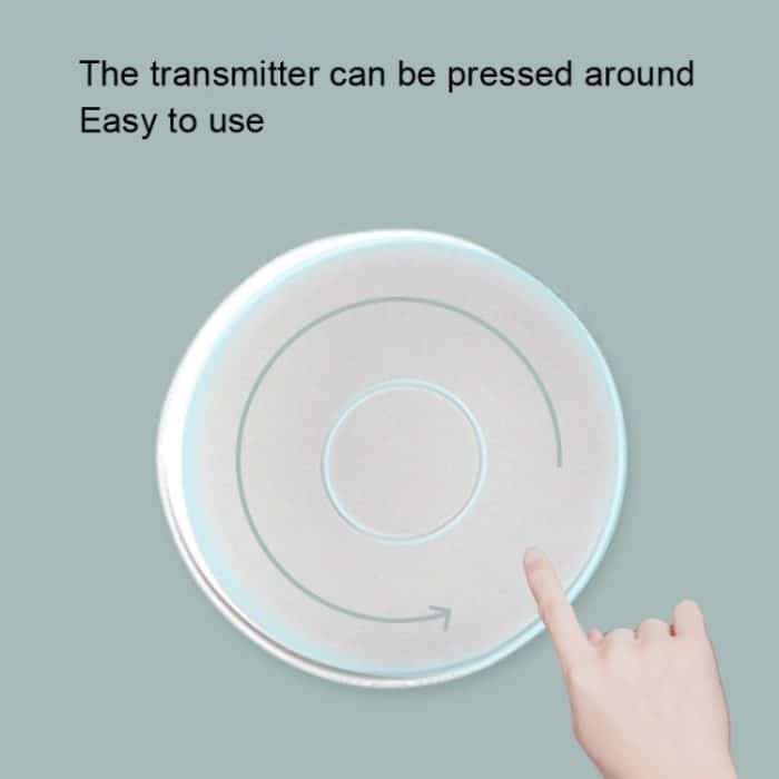 T10-1 1 für 1 Beleuchtung Selbststromerzeugung Drahtlose intelligente Anti-Regenwasser-Türklingel, T10-1 UK Plug Black – Bild 6