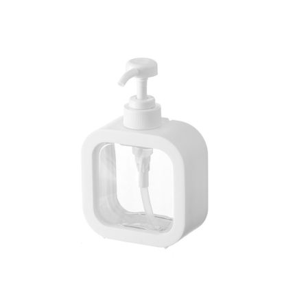Transparente Handdesinfektionsmittel-Split-Flasche, Kunststoff-Presstyp-Emulsionsflasche, 300ml, 500ml