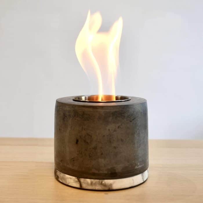 Tischheizgrube für den Außenbereich, alkoholischer Kamin, Heizofen für den Innenbereich, Fireplace Deep Gray – Bild 1