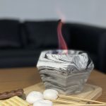 Echter Kamin im Diamant-Stil, Alkohol-Kamin, Innen-/Außen-Heizofen, Fireplace Ink Painting – Bild 4