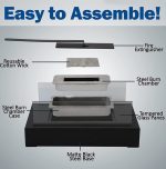 Tischplatten-Alkoholkamin-Lampen-Flammenheizungs-Metallkamin im Freien – Bild 5