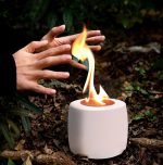 Tisch-Alkohol-Kamin, Lampe, Flammenheizung, tragbar, für den Außenbereich, Beton, kleiner Kamin, Fireplace White, Fireplace Black, Fireplace Gray – Bild 6