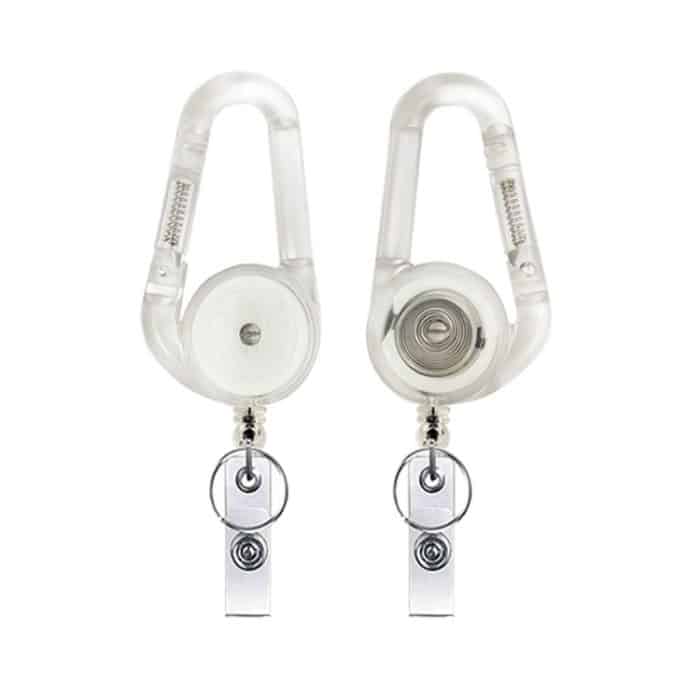 Einziehbarer Schlüsselanhänger mit Bergschnalle – Bild 3