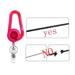 Einziehbarer Schlüsselanhänger mit Bergschnalle – Bild 4