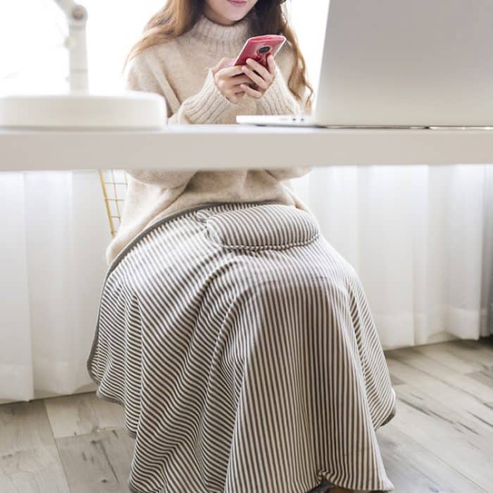 AI-540 72x115cm USB-Körperwärmerdecke Büroheizung Elektrischer Heizschal, 72x115cm Pink Rabbit Stripes, 72x115cm Khaki Elk Stripes, 72x115cm Green, 72x115cm Pink, 72x115cm Gray Cat Stripes – Bild 6