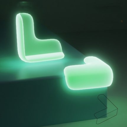10 Stück leuchtende Anti-Stoß-Ecken, transparenter Couchtisch-Eckenschutz, Stil:, L-shape, Teardrop, Butterfly Type