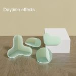 10 Stück leuchtende Anti-Stoß-Ecken, transparenter Couchtisch-Eckenschutz, Stil:, L-shape, Teardrop, Butterfly Type – Bild 4