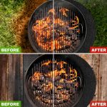Feuerfeste Grillmatte, hochtemperaturbeständige Campingmatte aus Fiberglas, 24 Inches, 32 Inches, 36 Inches – Bild 5