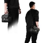 Für Brompton Rhinowalk RK9107, faltbare Erweiterungs-Thermo-Fahrradtasche mit Regenschutz, Matt Black, Matt Green – Bild 6