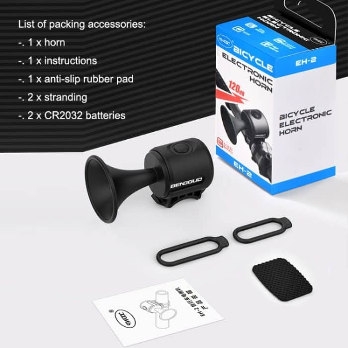 BG-3502 Fahrrad kleine und tragbare elektrische Hupe Kinder Autoklingel, BG-3502 Electric Horn (Black), BG-3502 Electric Horn (Red), BG-3502 Electric Horn (Blue) – Bild 6