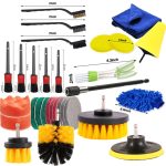 30 Teile/satz Auto Schönheit Details Pinsel Bohrer Pinsel Auto Wasch Handschuh Set, 30 in 1 – Bild 2