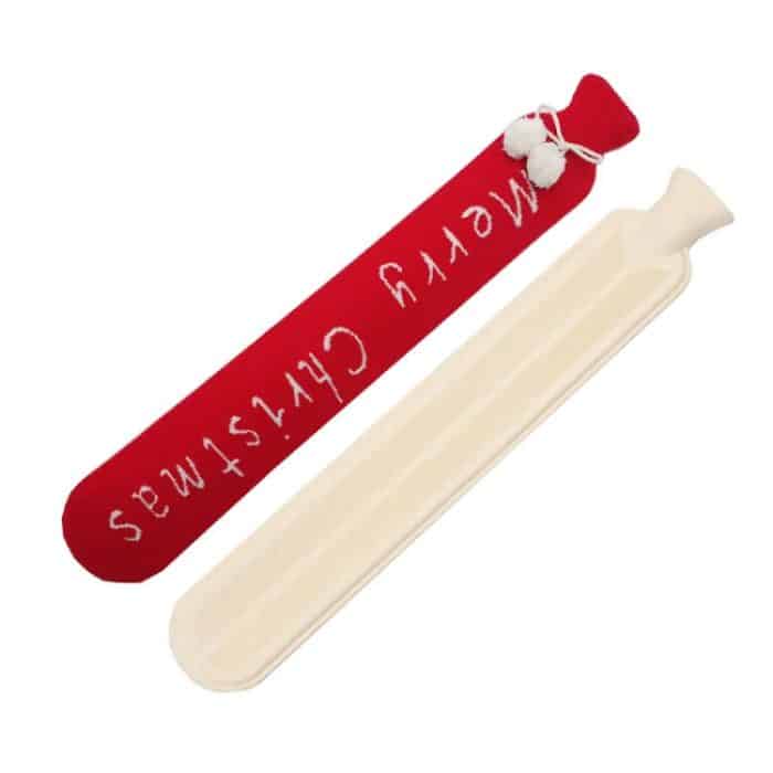 Multifunktionale wassergefüllte Gummi-Wärmbeutel mit langen Streifen, 2 l, Spezifikation: Red Christmas – Bild 1