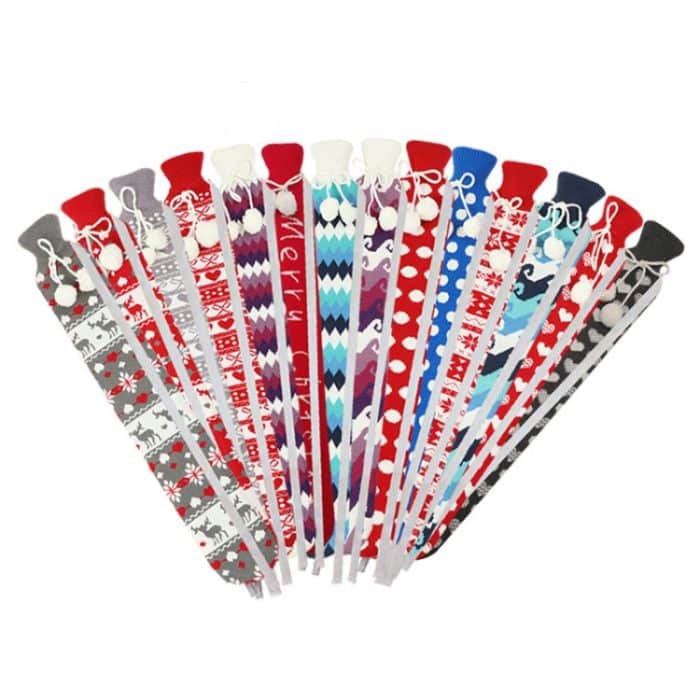 Multifunktionale wassergefüllte Gummi-Wärmbeutel mit langen Streifen, 2 l, Spezifikation: Grey Deer – Bild 4