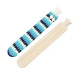 Multifunktionale wassergefüllte Gummi-Wärmbeutel mit langen Streifen, 2 l, Spezifikation: Orchid Rhombus