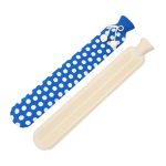 Multifunktionale wassergefüllte Gummi-Wärmbeutel mit langen Streifen, 2 l, Spezifikation: Orchid White Dot