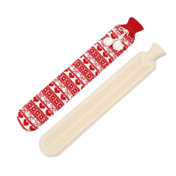 TBD0602949713.jpg 2L-Langstreifen-Multifunktions-Wassergefüllte Gummi-Wärmbeutel, Spezifikation: Rote Schleife – Bild 1