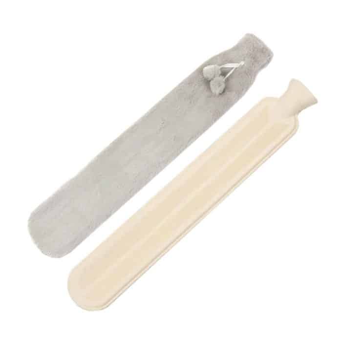 TBD0602949715.jpg 2L-Langstreifen-Multifunktions-Wassergefüllte Gummi-Wärmbeutel, Spezifikation: Grauer Plüsch – Bild 1