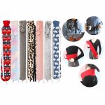 Multifunktionale, wassergefüllte Gummi-Wärmbeutel mit langen Streifen, 2 l, Spezifikation: graue Lammwolle – Bild 2