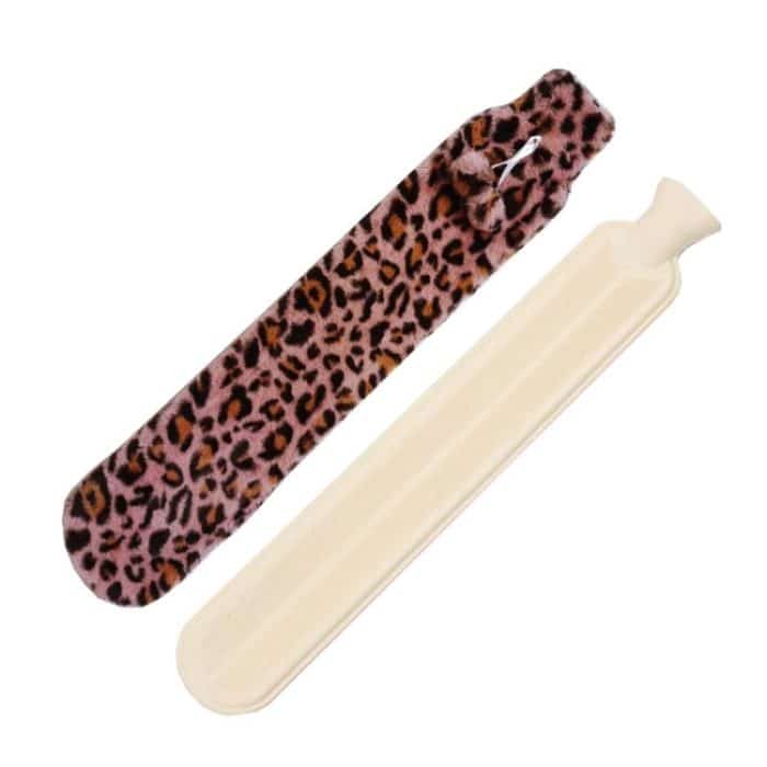 Multifunktionale wassergefüllte Gummi-Wärmbeutel mit langen Streifen, 2 l, Spezifikation: Pink Leopard – Bild 1