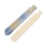 Multifunktionale wassergefüllte Gummi-Wärmbeutel mit langen Streifen, 2 l, Spezifikation: Farbverlauf Gelb