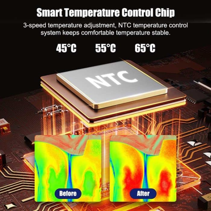 Elektrische Heiztherapie-Knie-Warm-Kniepolster-Stützmassage, Spezifikation:, Single Without Vibration, Double Without Vibration, Single With Vibration, Double With Vibration – Bild 6