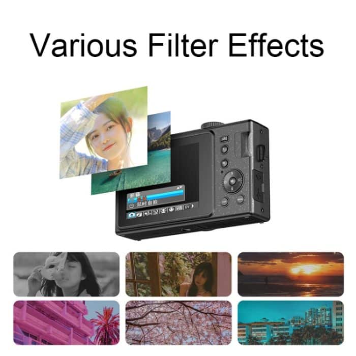 R1 Kinder-Digitalkamera mit 48 Millionen HD-Pixeln und 3,0-Zoll-IPS-Bildschirm, Spezifikationen:, Black, Pink, Black+Card Reader, Pink+Card Reader – Bild 6