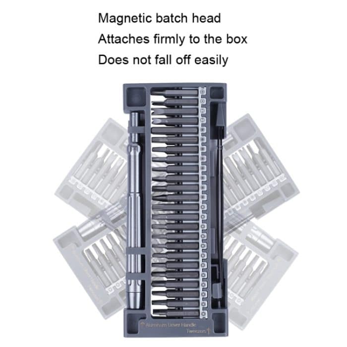 6109A 50-in-1-Schraubendreher-Set Demontagewerkzeuge Reparatur Telefon Computer Schraubendreher – Bild 3