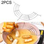 2 Stück halbrunder Abflussständer aus Edelstahl 304, Größe:, 16cm, 18cm, 20cm, 28cm