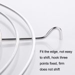 2 Stück halbrunder Abflussständer aus Edelstahl 304, Größe:, 16cm, 18cm, 20cm, 28cm – Bild 4