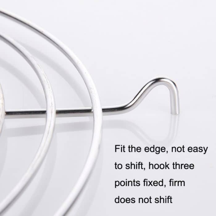 2 Stück halbrunder Abflussständer aus Edelstahl 304, Größe:, 16cm, 18cm, 20cm, 28cm – Bild 4