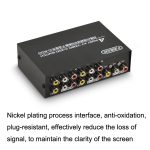 FJGEAR FJ-401AV Lotus Head Interface 4-Wege AV Audio- und Video-Umschalter, FJ-401AV – Bild 3